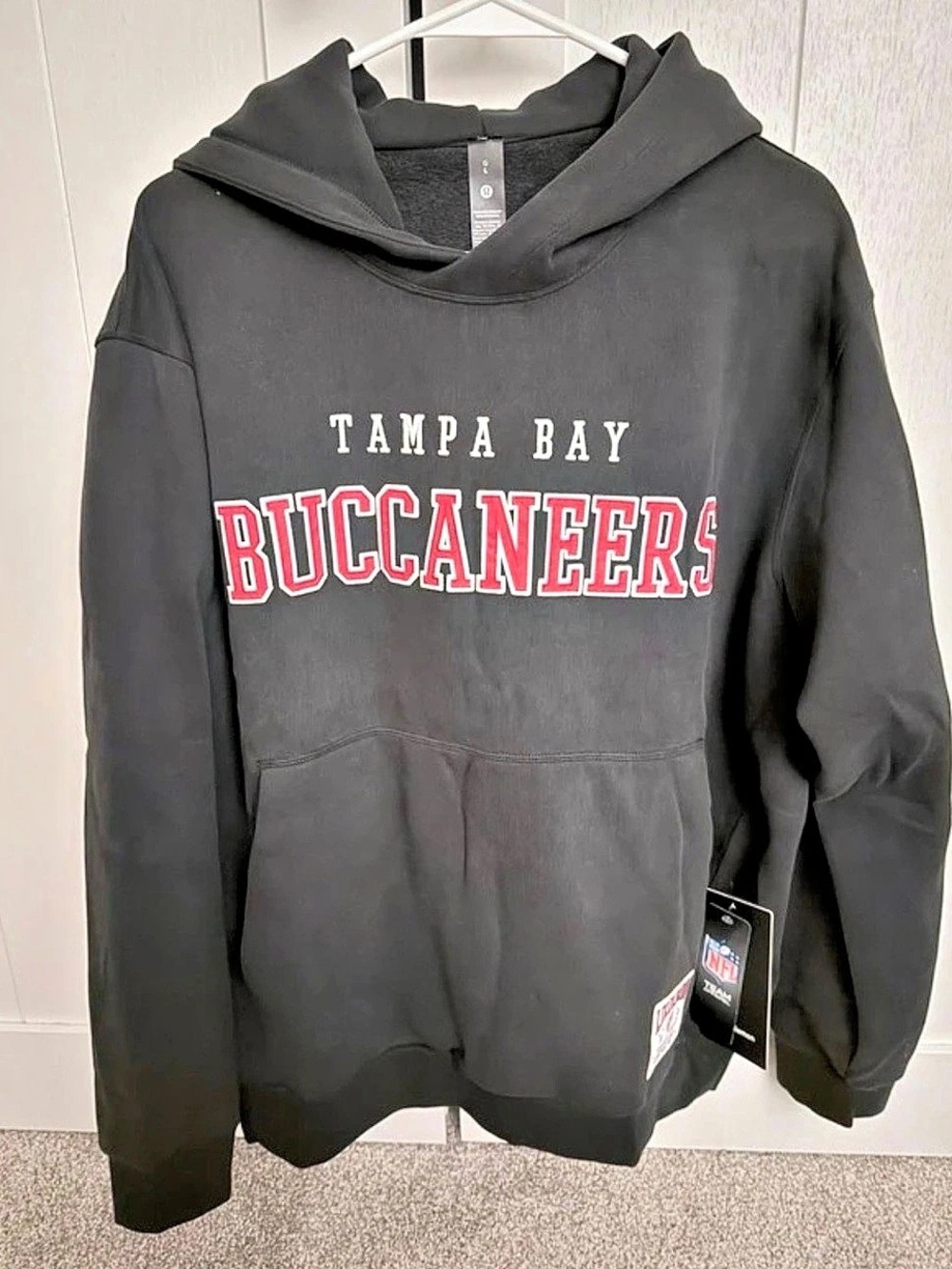 Lululemon NFL Tampa Bay Buccaneers hoodie 
Men’s size Large, brand new with tags